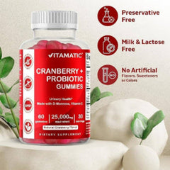Collection image for: Vitamatic Cranberry with Probiotics | 60 Vegan Gummies